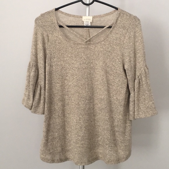 Caution To The Wind Sweaters - Caution To The Wind 3/4 Length Sleeve Lightweight Sweater